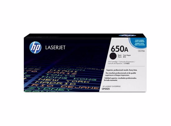Fotografija izdelka Toner HP CE270A 650A Črn Original