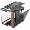 Fotografija izdelka ANTEC C8 Curve Wood Full-Tower okno leseno črno/rjavo gaming ohišje