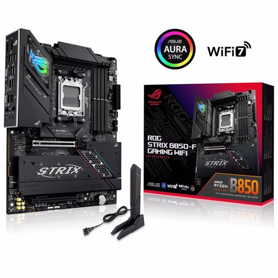 Fotografija izdelka ASUS ROG STRIX B850-F GAMING WiFi AM5 gaming ATX osnovna plošča