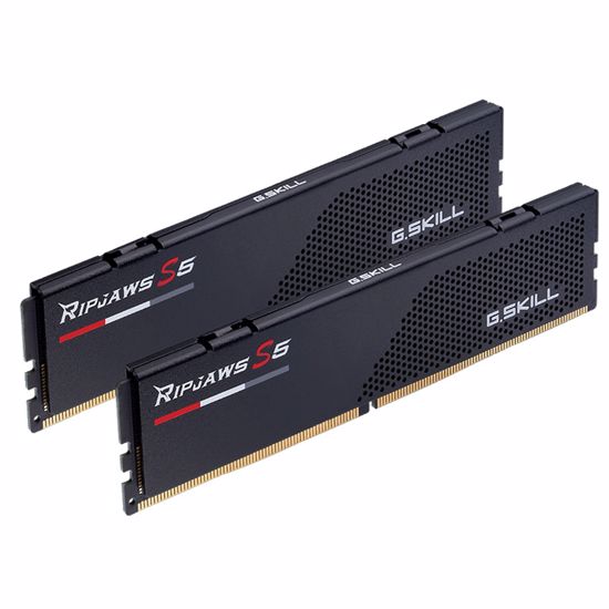 Fotografija izdelka G.SKILL Ripjaws S5 64GB (2x32GB) 6000MT/s DDR5 CL30 XMP F5-6000J3040G32GX2-RS5K črni ram pomnilnik