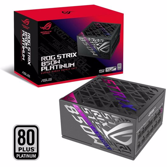 Fotografija izdelka ASUS ROG STRIX 850W 80Plus Platinum modularni napajalnik
