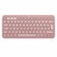 Fotografija izdelka LOGITECH PEBBLE KEYS 2 K380s Bluetooth rose tipkovnica
