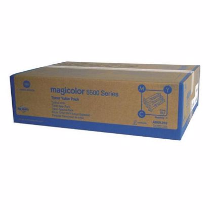 Fotografija izdelka Konica Minolta original toner A06VJ53 Moder, Škrlaten, Rumena Original