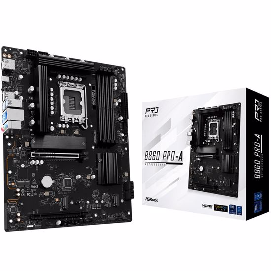 Fotografija izdelka ASROCK B860 Pro-A LGA1851 4xDDR5 ATX osnovna plošča