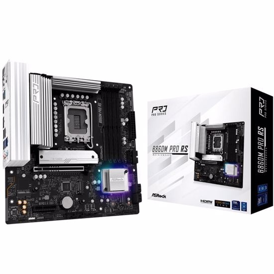Fotografija izdelka ASROCK B860M Pro RS LGA1851 4xDDR5 mATX osnovna plošča