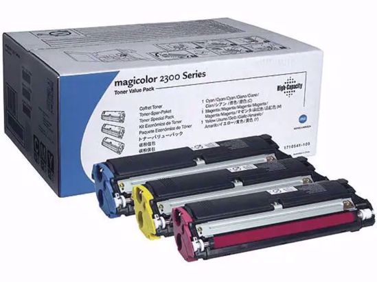 Fotografija izdelka Konica Minolta original toner 4576611 Moder, Škrlaten, Rumena Original