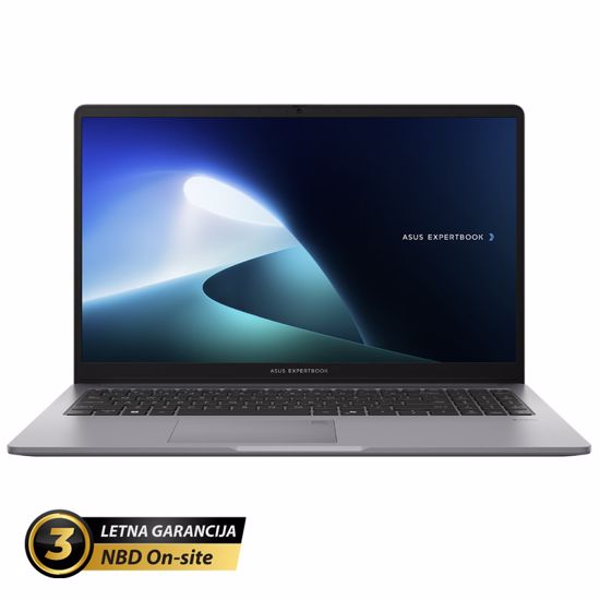 Fotografija izdelka ASUS ExpertBook P1 15,6" (39,62cm) FHD Core i7-13620H 16GB 1TB Windows 11 Home prenosni računalnik (P1503CVA-S70993W)