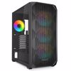 Fotografija izdelka SHARKOON AK3 RGB midiATX RGB okno gaming črno ohišje