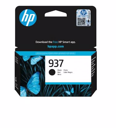 Fotografija izdelka Kartuša HP 937 4S6W5NE Črna Original