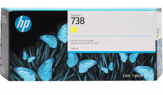 Fotografija izdelka Kartuša HP 738 676M8A Rumena Original