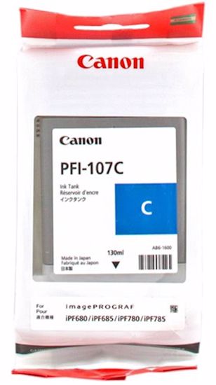 Fotografija izdelka Kartuša Canon PFI-107 Modra Original