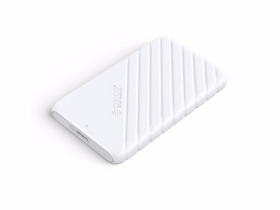 Fotografija izdelka Zunanje ohišje za 2,5'' HDD/SSD, USB 3.0 v SATA3, tool-free, belo, ORICO 25PW1-U3