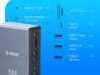 Fotografija izdelka Priključna postaja USB-C Thunderbolt 3, 15 v 1, 5xUSB-A, 2xTB3, 2xUSB-C, DP, RJ45, SD+TF, napajanje, ORICO TB3-S4