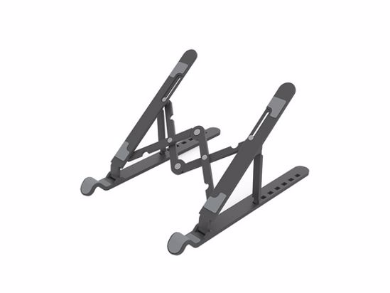 Fotografija izdelka Stojalo za prenosnik, 10-17'', zložljivo, POM, črno, ORICO PFB-A24