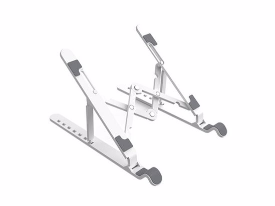 Fotografija izdelka Stojalo za prenosnik, 10-17'', zložljivo, POM, belo, ORICO PFB-A24