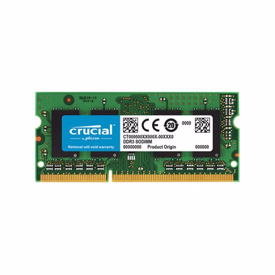 Fotografija izdelka RAM SODIMM DDR3L 4GB PC3-12800 1600MHz CL11 1.35V Crucial