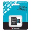 Fotografija izdelka KINGSTON Canvas Go! Plus microSD 512GB Class 10 UHS-I U3 V30 A2 adapter (SDCG4/512GB) spominska kartica
