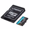 Fotografija izdelka KINGSTON Canvas Go! Plus microSD 64GB Class 10 UHS-I U3 V30 A2 adapter (SDCG4/64GB) spominska kartica
