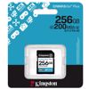 Fotografija izdelka KINGSTON Canvas Go! Plus SD 256GB Class 10 UHS-I U3 V30 (SDG4/256GB) spominska kartica