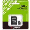 Fotografija izdelka KINGSTON Canvas Select Plus microSD 64GB Class10 UHS-I adapter (SDCS3/64GB) spominska kartica