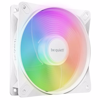 Fotografija izdelka BE QUIET! LIGHT WINGS LX (BL133) Reverse 120mm 4-pin PWM ARGB bel ventilator