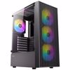Fotografija izdelka ANTEC AX27 RGB ELITE Midi-T ATX okno gaming črno ohišje