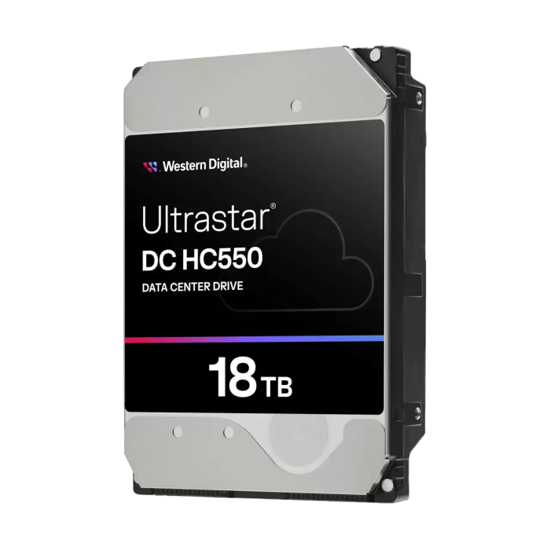 Fotografija izdelka HGST/WD 18TB UltraStar DC HC550 3,5" SATA 6Gb/s 7200rpm 512MB HDD disk