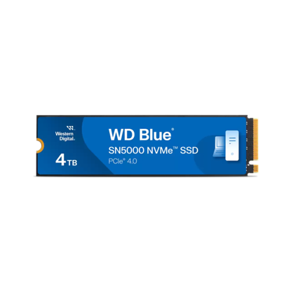Fotografija izdelka WD 4TB Blue SN5000 M.2 2280 PCI-e 4.0 NVMe 1.4 SSD disk