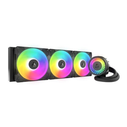 Fotografija izdelka ARCTIC LIQUID FREEZER III PRO 420mm A-RGB vodno hlajenje za INTEL/AMD procesorje (črn)