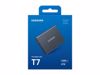 Fotografija izdelka Zunanji SSD 4TB Type-C USB 3.2 Gen2 V-NAND UASP, Samsung T7, siv (MU-PC4T0T/WW)