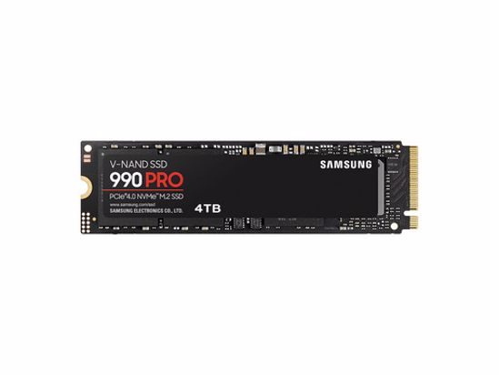 Fotografija izdelka SSD 4TB M.2 80mm PCI-e 4.0 x4 NVMe, V-NAND, Samsung 990 PRO (MZ-V9P4T0BW)