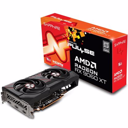 Fotografija izdelka SAPPHIRE PURE Radeon RX 9060 XT 8GB GDDR6 ARGB grafična kartica