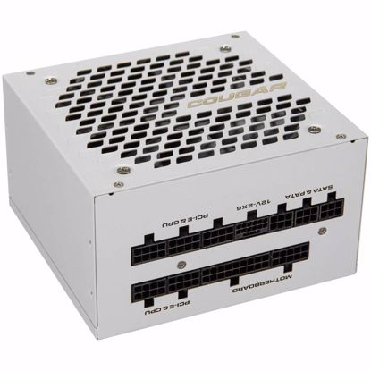 Fotografija izdelka COUGAR GEXX2 1000 SNOW PSU,80 plus Gold, 1000W, Fully Modular, PCI-E 5.0 support, Color - WHITE