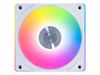 Fotografija izdelka Ventilator za ohišje Lian Li UNI FAN CL Wireless 120 ARGB PWM 120mm, bel