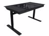 Fotografija izdelka Miza z ohišjem Lian Li DK-07, eno/dvosistemska, dvižna, črna