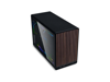 Fotografija izdelka Računalniško ohišje Lian Li DAN Cases A3 Wood, kaljeno steklo, Micro-ATX, črno