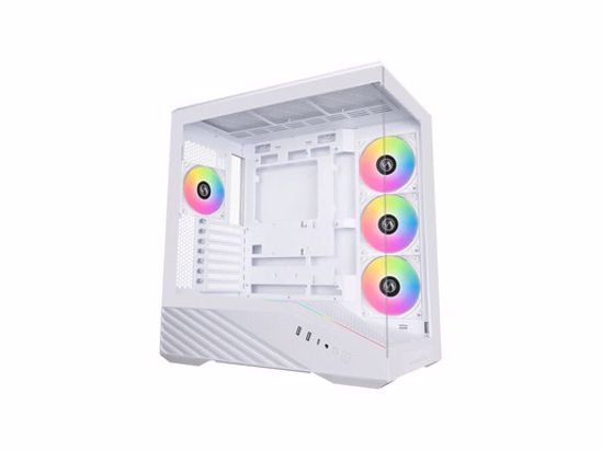 Fotografija izdelka Računalniško ohišje Lian Li Vector V100, ATX, Midi-Tower, kaljeno steklo, belo