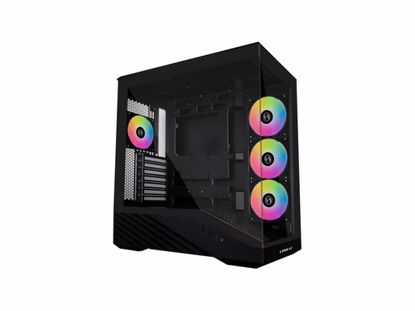 Fotografija izdelka Računalniško ohišje Lian Li Vector V100, ATX, Midi-Tower, kaljeno steklo, črno