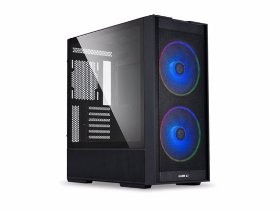 Fotografija izdelka Računalniško ohišje Lian Li LANCOOL 206 Midi-Tower, ATX, ARGB, kaljeno steklo, črno