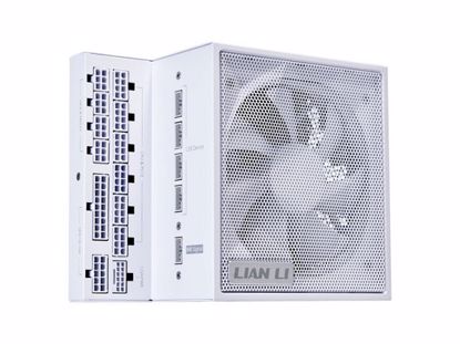 Fotografija izdelka Napajalnik ATX Lian Li EDGE 1000W, 80 PLUS Gold, 12VHPWR, HUB, Modularen, bel