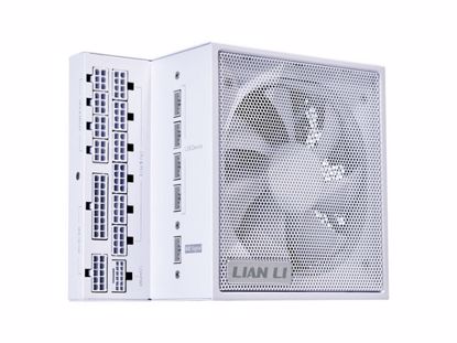 Fotografija izdelka Napajalnik ATX Lian Li EDGE 850W, 80 PLUS Gold, 12VHPWR, Modularni, bel