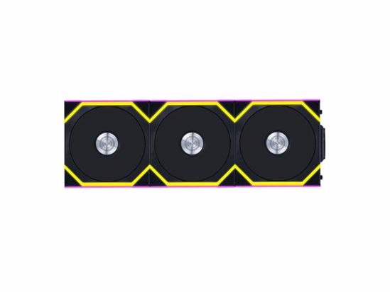 Fotografija izdelka Ventilator za ohišje Lian Li UNI FAN SL Wireless 120 ARGB PWM 120mm, 3 Pack + kontroller, črn