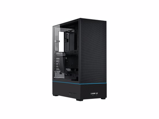 Fotografija izdelka Računalniško ohišje Lian Li SUP01, ATX, Midi-Tower, ARGB, kaljeno steklo, črno