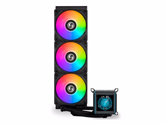 Fotografija izdelka Komplet za tekočinsko hlajenje AIO Liquid Cooler Lian Li GALAHAD II LCD 360, ARGB, črn