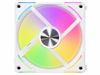 Fotografija izdelka Ventilator za ohišje Lian Li UNI FAN AL120 V2 RGB PWM 120mm, 3 Pack + Kontroler, bel