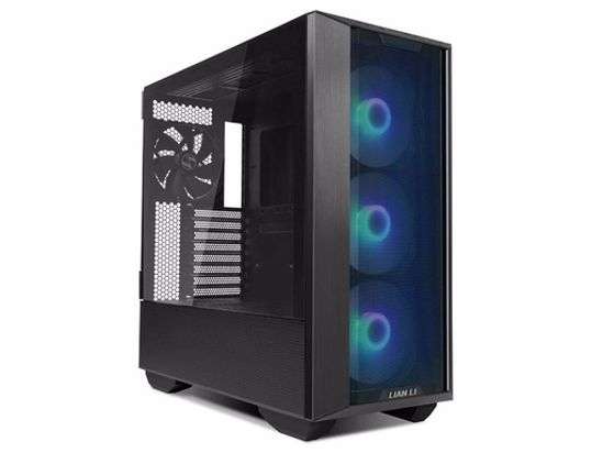 Fotografija izdelka Računalniško ohišje ATX Lian Li LANCOOL III Mesh RGB Midi-Tower, kaljeno steklo, črno