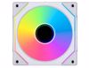 Fotografija izdelka Ventilator za ohišje Lian Li UNI FAN SL-INFINITY 120 ARGB PWM 120mm, 3 Pack + kontroler, bel