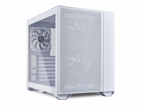 Fotografija izdelka Računalniško ohišje Lian Li O11 Air Mini, ATX, Midi-Tower, kaljeno steklo, belo