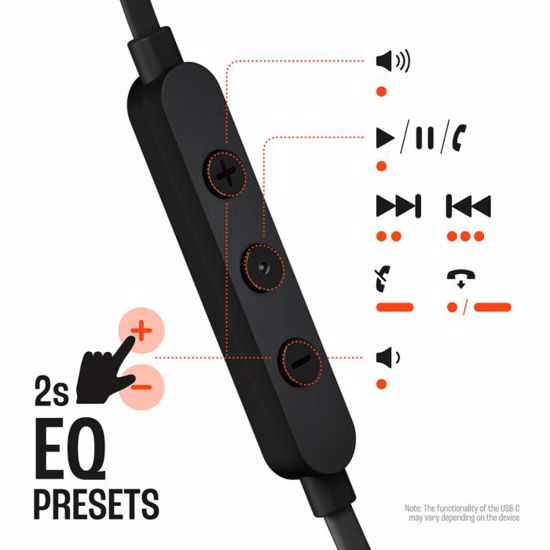 Fotografija izdelka JBL USB-C žične slušalke Tune 305C, črne