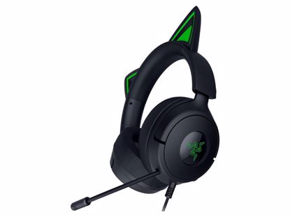 Fotografija izdelka Slušalke Razer Kraken Kitty V3 X, črne, 3.5 mm